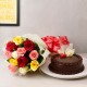  Chocolate Cake and Mix Roses 